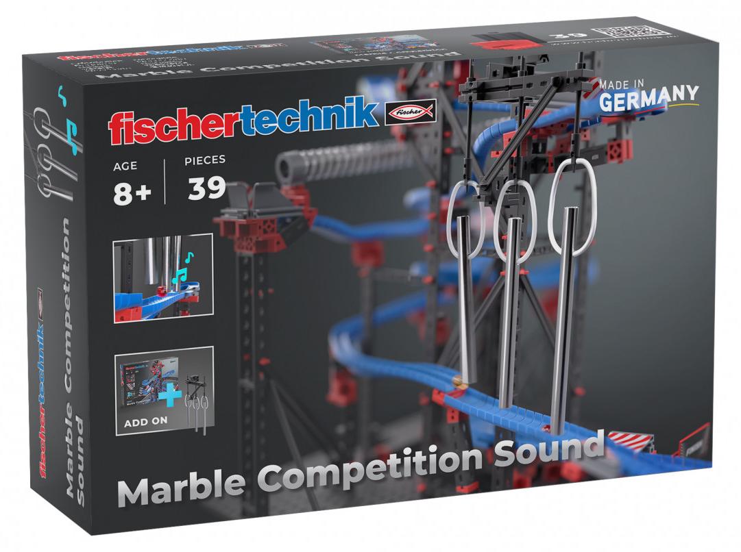 STEM-Kit-Vervollständigung für Race mit Metallkugeln – Sounds, Fischertechnik 571899