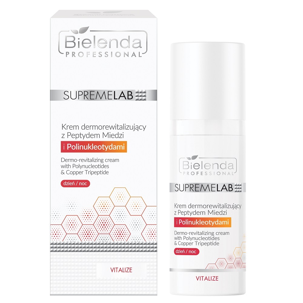 Bielenda Professional Bielenda SupremeLab Vitalisierende Pflegecreme mit Kupferpeptid und Polynukleotiden, 50ml
