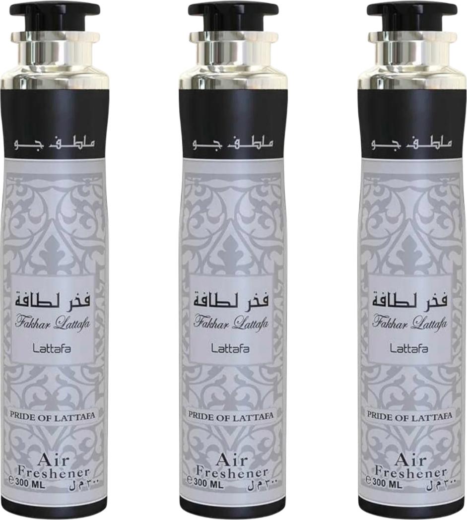 Lattafa-Fakhar Lattafa Air Freshena 3x300ML Parfém na vnútorné použitie Aprizo