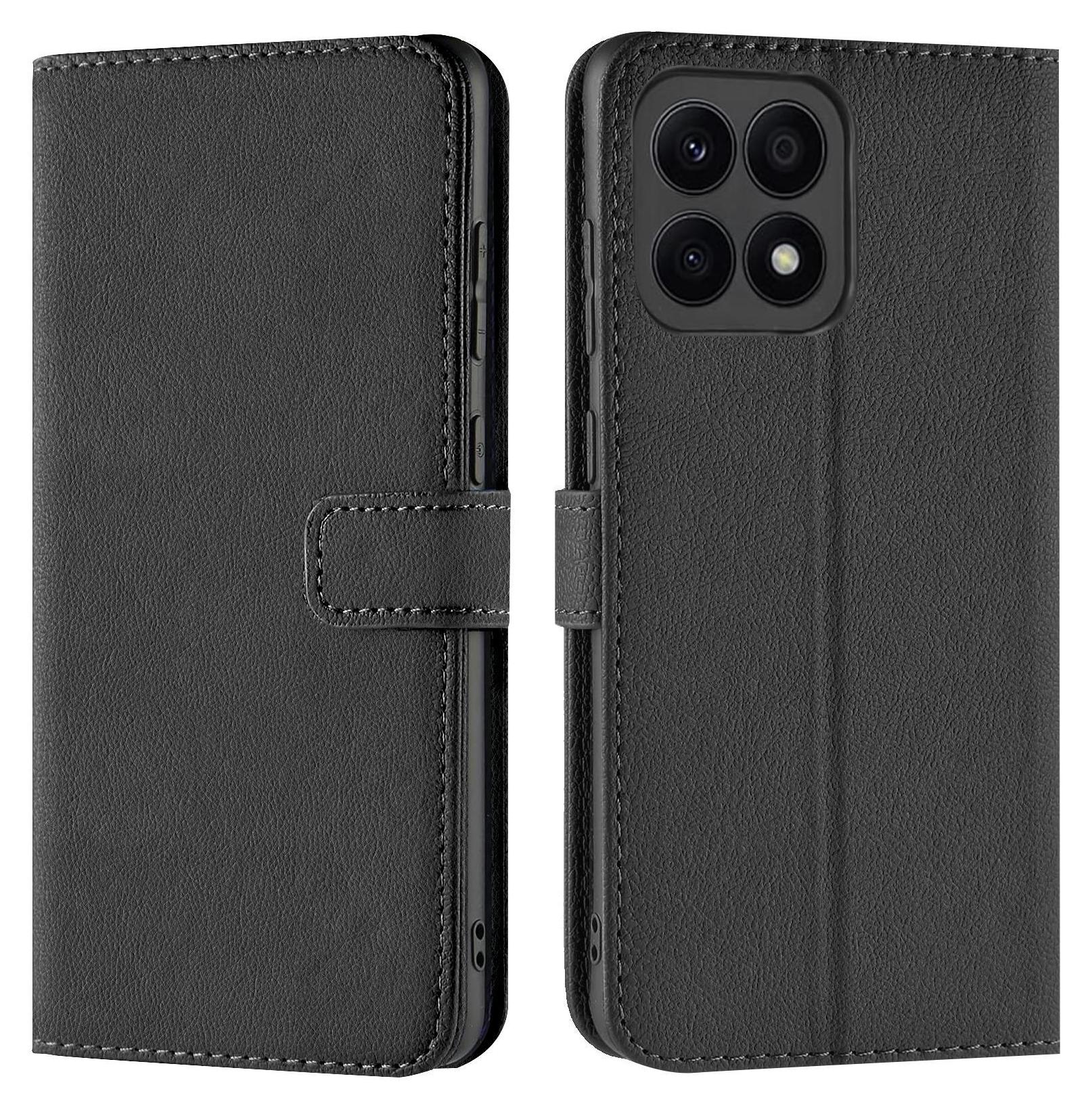 GOKEN Cover per Honor X8a, Custodia Flip TPU/PU Portafoglio