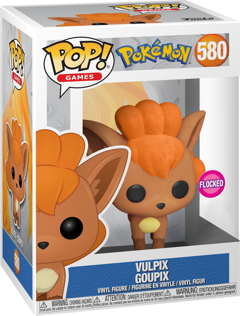 Pokmon - Vulpix Goupix 580 Flocked - Funko Pop! - Vinyl Figur