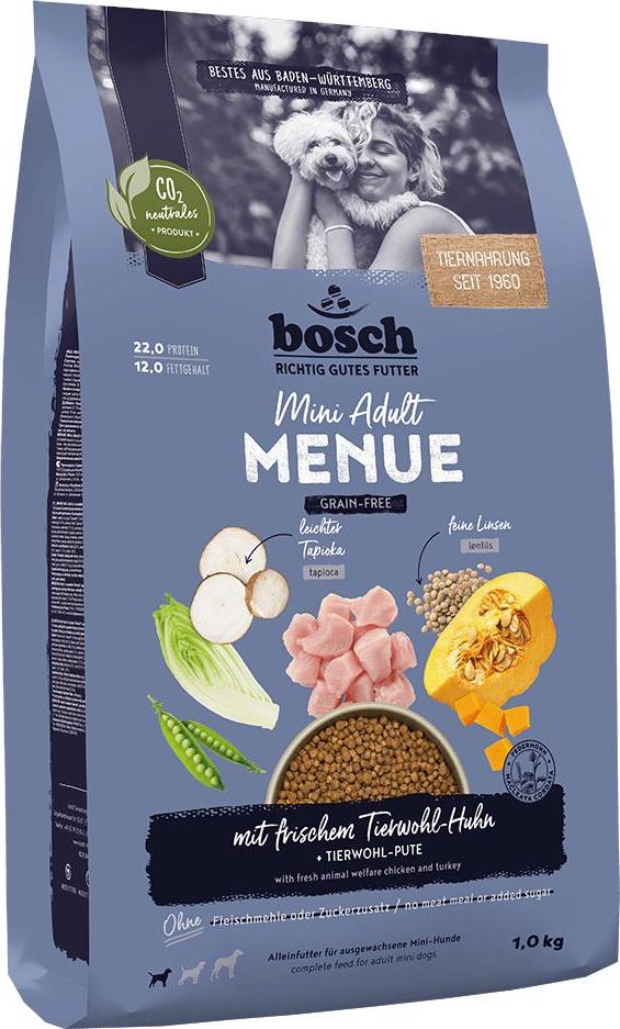 Bosch Dog HPC MENUE Mini Adult mit Tierwohl-Huhn 1 kg
