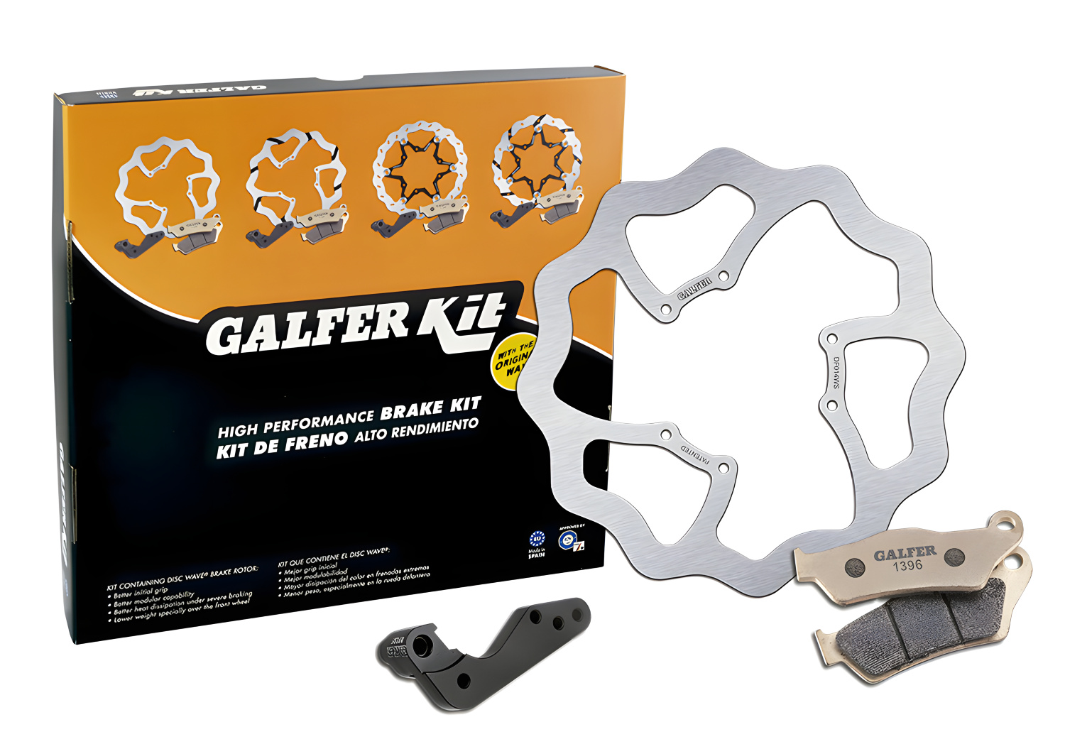 Bremsen Kit Galfer Galfer KG082WS2 Oversize vorne