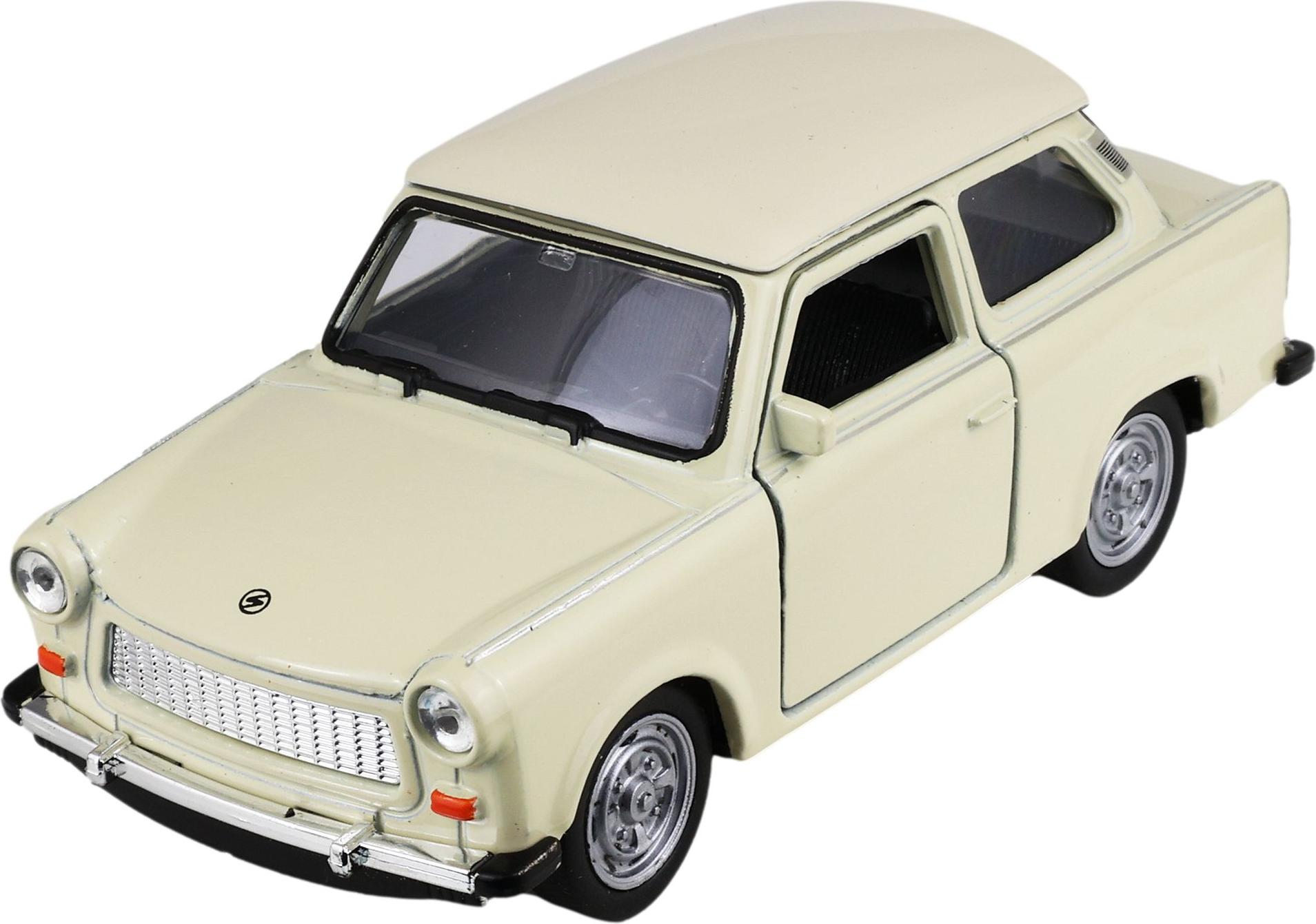 Freak Scene Spielzeugauto Trabant 601 Trabbi Trabi – Kultauto aus der DDR als Souvenir, beige