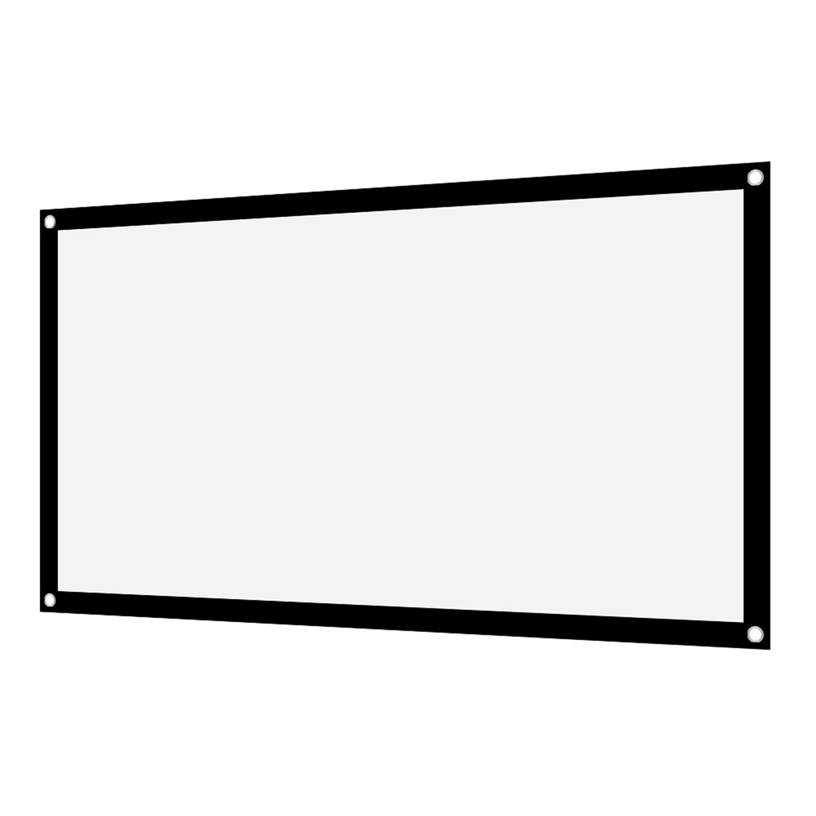 Cocosity Knitterfreie weiße Projektionswand,Projektionswand,weiße Projektionswände,16:9 Projektionswand,Projektorvorhang