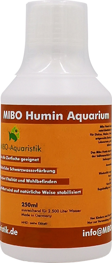 Mibo Aquaristik MIBO Humin UV Schutz Aquarium 250ml ausreichend für 2.500 Liter