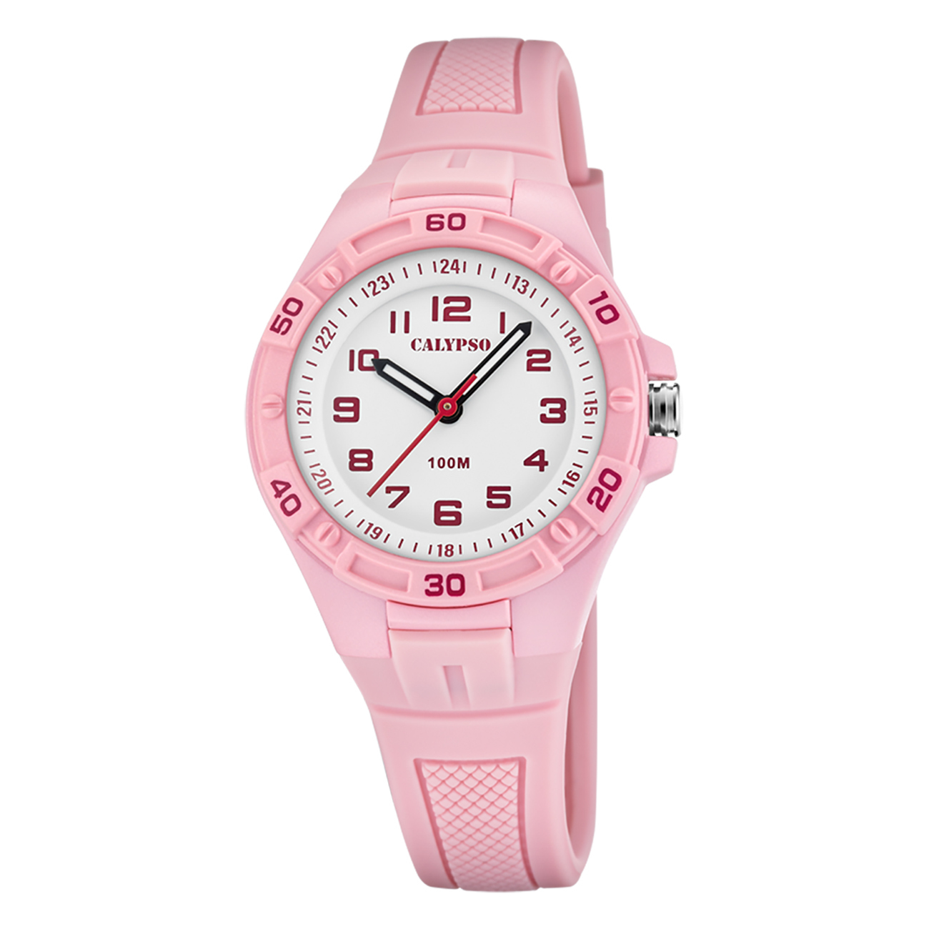 Hodinky Calypso K5832/2 dievčenské detské hodinky gumové ružové