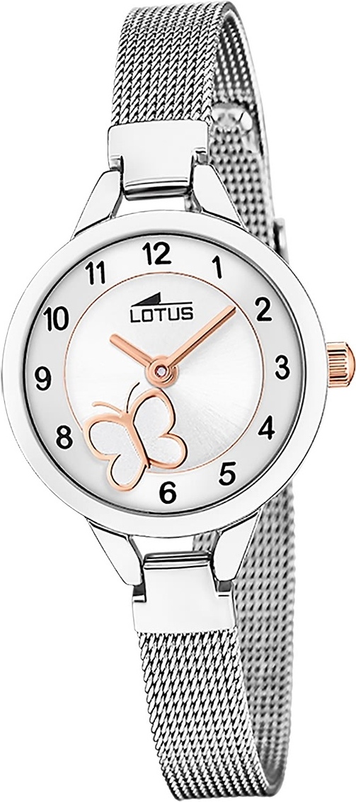 Lotus Edelstahl Jugend Kinder Uhr Armbanduhr silber Elegant Classic D2UL18862/1
