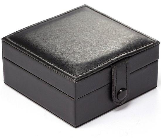 OEM Kunsthandwerker-Box aus Leder für schwarze Armbanduhren 2026