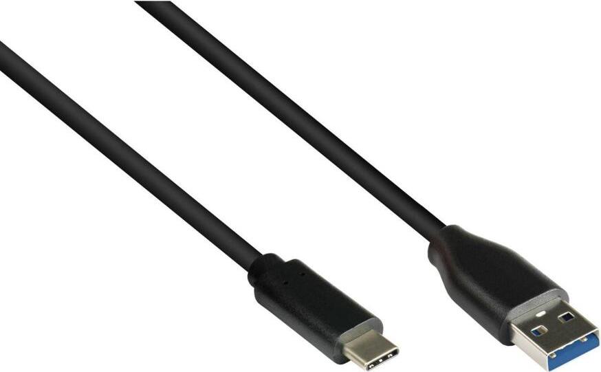 VARIA Group USB 3.0 Kabel A auf USB-C, 5m, schwarz, Datentransfer, CU