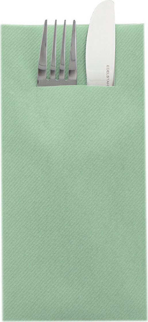 APARTina Besteckservietten 75 Stück - Landhaus Design Rot-weiß Kariert Mit Herzen