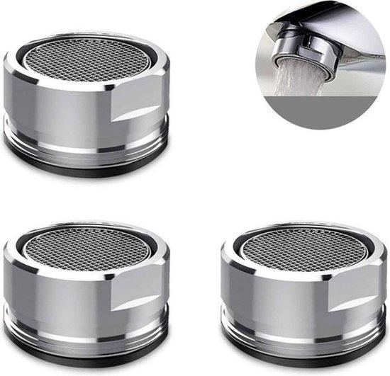 OEM Wasserhahnbelüfter 5er Pack - inkl. Abdichtungen - für Küche und Badezimmer - Wasserhahnkopf-Perlator - Wasserhahnfilter - Wasserhahneinbauteil - wassersparender Wasserhahnkopf - M24 Wasserhahnbelüfter - Messing verdickte Wasserhahnablaufstutze 2026