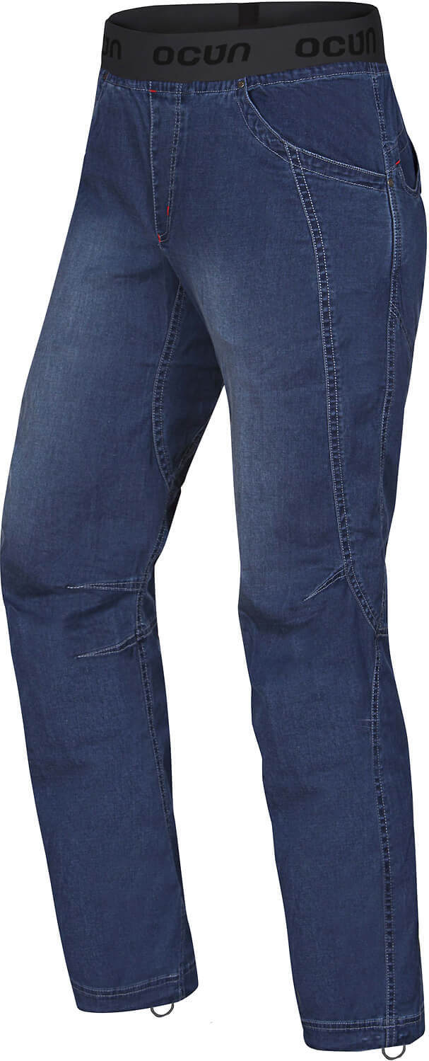 Ocun Medea Women's Jeans - Medium Blue Denim Washed Look, Stretch Climbing & Casual Pants (Size L) - View #11