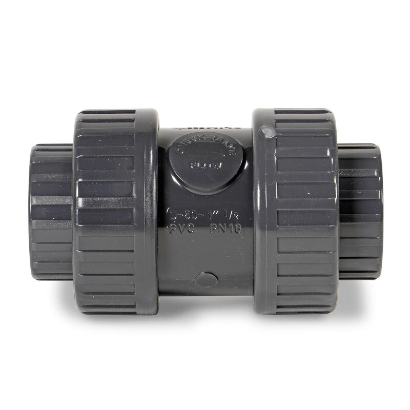 Mega PVC Rückschlagventil, federbelastet 50mm 7005361