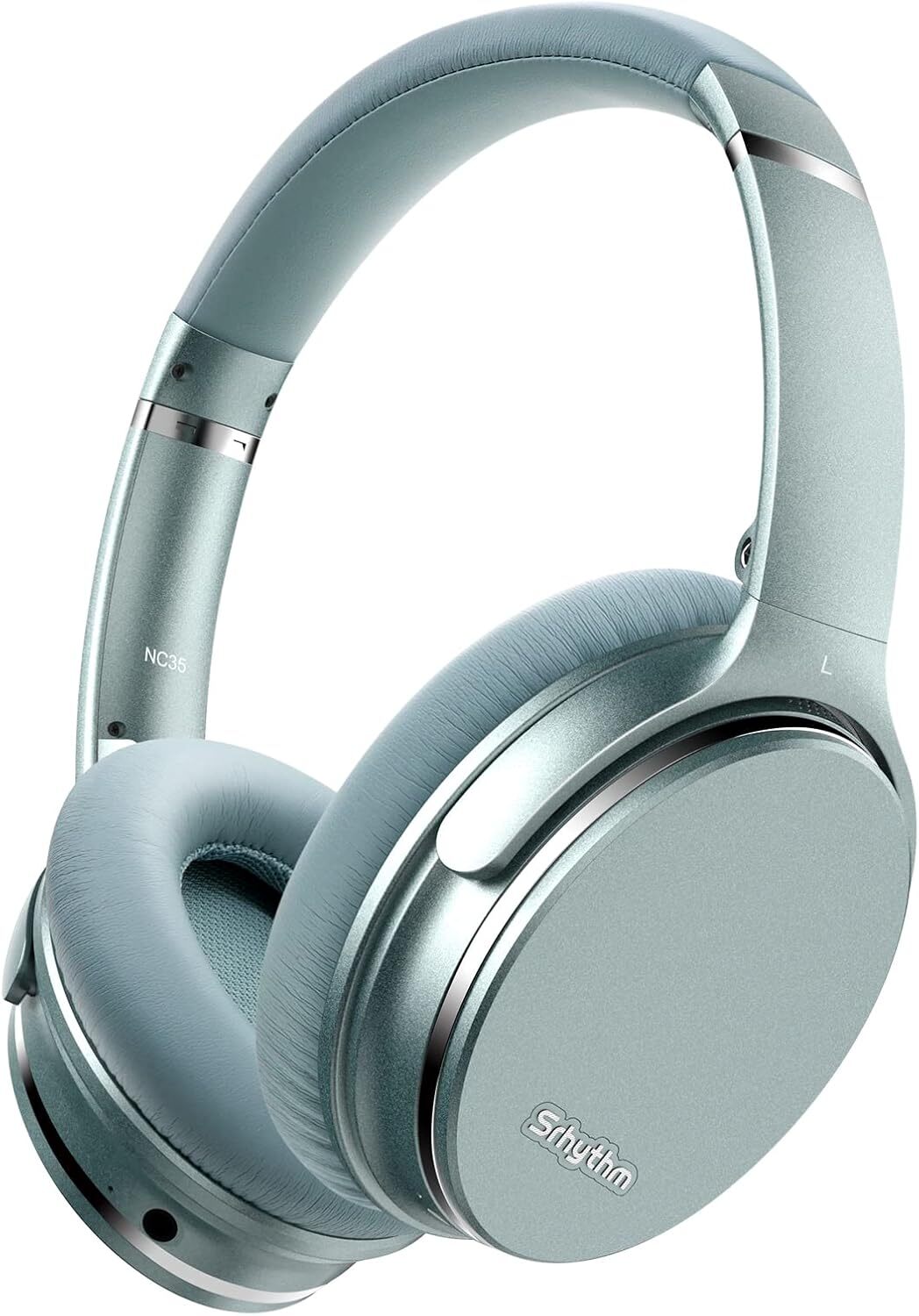 Srhythm Noise Cancelling Kopfhörer Kabellos Bluetooth - LDAC Modus, Schnellladung, 50+ Wiedergabe Over-Ear Kopfhoerer mit Mikrofon, Verbindung von 2 Geräten
