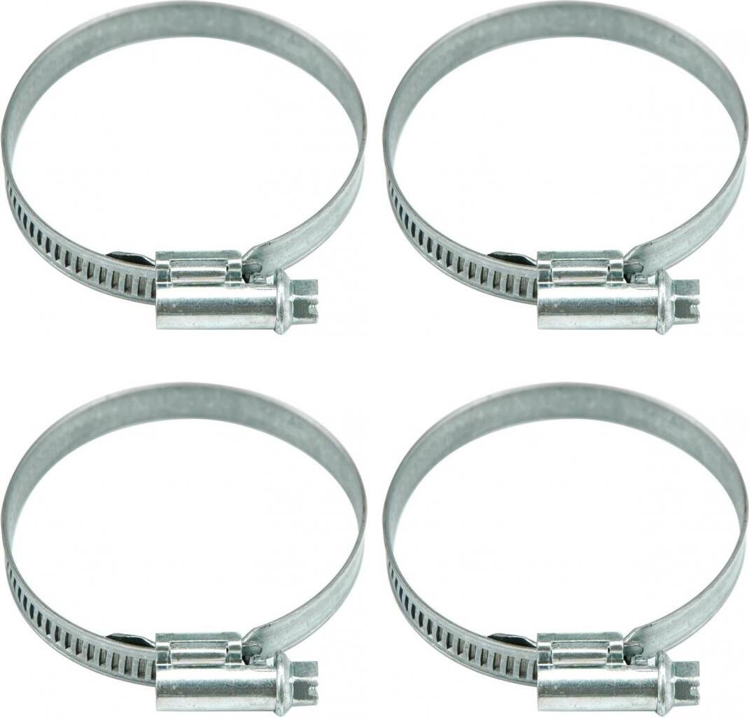 Adgo 4 x Bandschneckenklemme 10-16 rostfrei