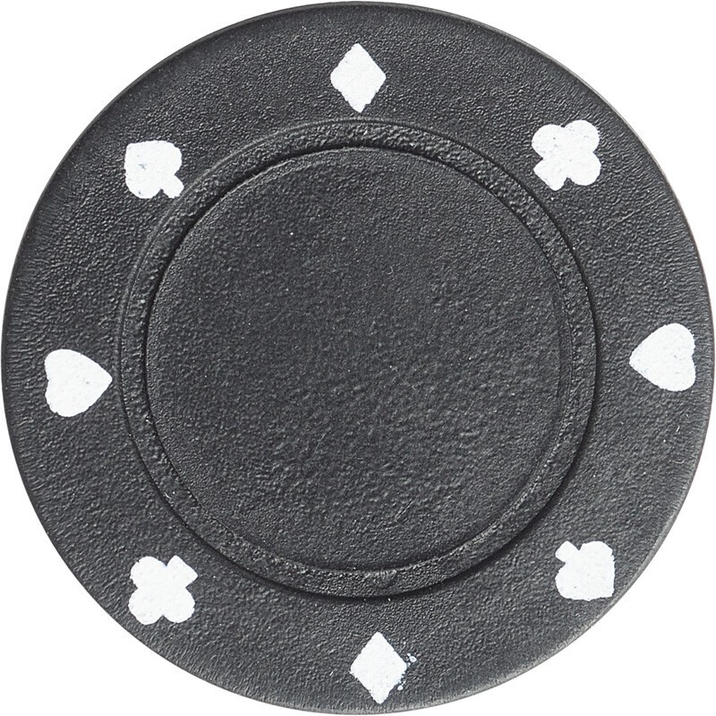 Pegasi Pokerchip 4g Schwarz - 25Stk. - Pokerchips - Pokerchips ohne wert - Kunststoff - Poker PEG-PC127-BLACK