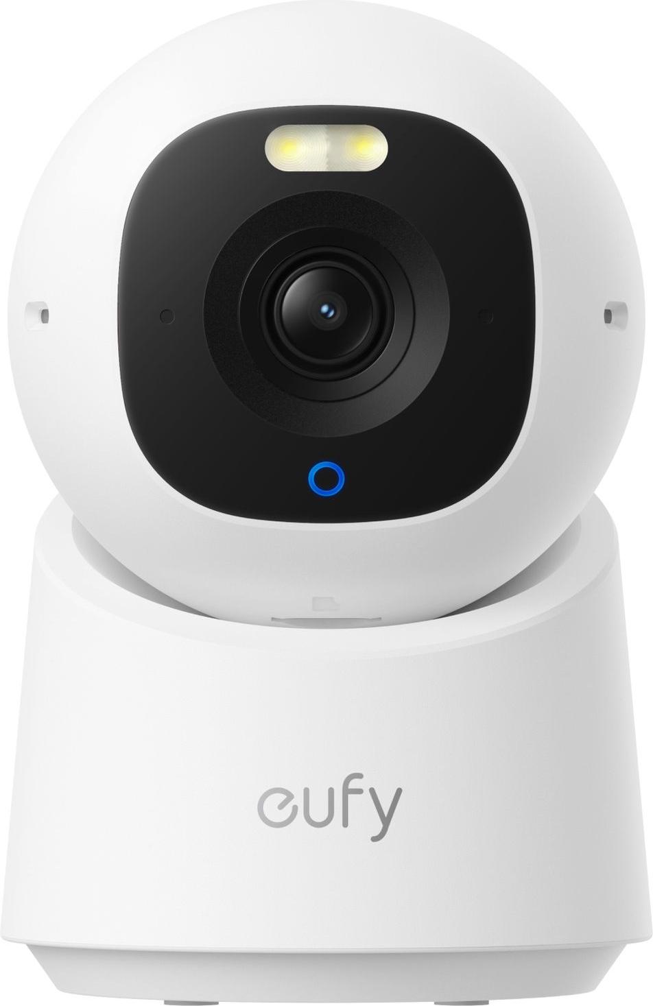 Eufy E30 4K UHD Vnútorná videokamera, otáčanie a nakláňanie 360°, AI, 24/24H nahrávanie, nočné videnie, farebný režim, biela