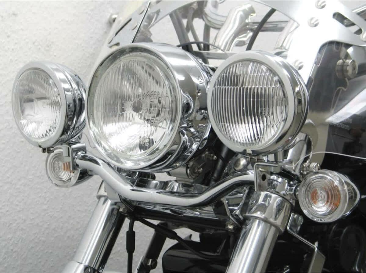 Chrome Frontlampenhalter FEHLING für Triumph 6093
