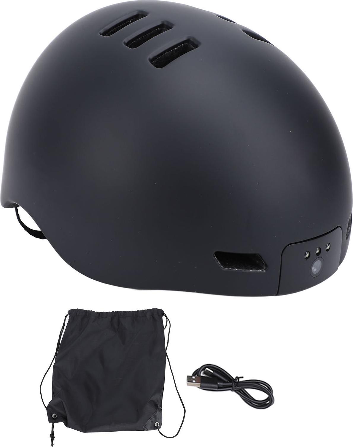 Cyklistická prilba s 1980x1080 30fps Športová kamera Predné nočné videnie HIFI Reproduktor Mikrofón Zadná časť IP65 Prevencia BT Bike pre mužov Ženy