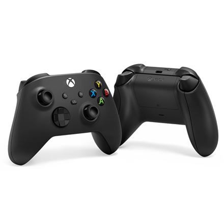 Microsoft Xbox Wireless Controller + kábel USB-C Black Analógový/digitálny gamepad PC, Xbox One, Xbox One S, Xbox One X, Xbox MICROSOFT Farba produktu: Čierna, Typ zariadenia: Gamepad, Technológia pripojenia: Káblové a bezdrôtové, Napájanie: Batéria
