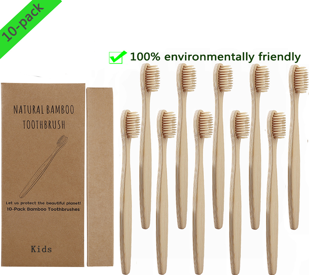 Cocosity Zahnbürsten,Bambuszahnbürsten,Zahnbürsten Set,Weiche Zahnbürste,Kinderzahnbürsten