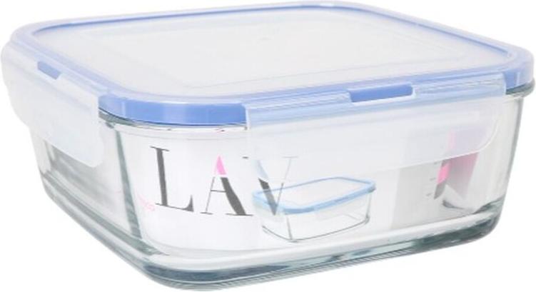 Lunchbox hermetisch LAV Blau Durchsichtig 1,15 L (8 Stück)