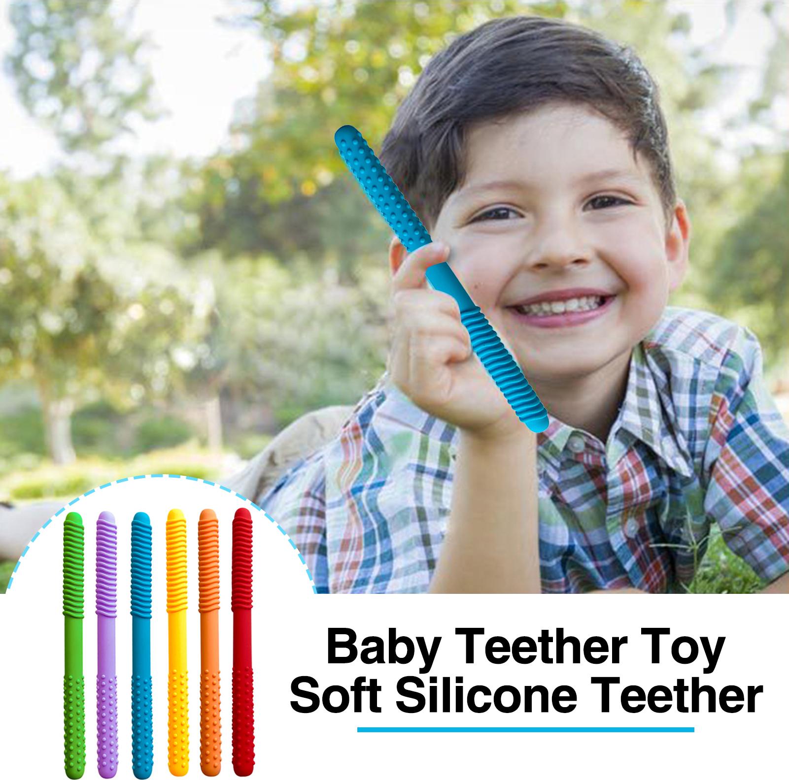 Bremen Kaubarer Atemstab mit ätherischen Ölen, lebensmittelecht, BPA-frei, leicht zu reinigen, kompakt, tragbar, für Babyschnuller, Kau-Atemstab 4457504