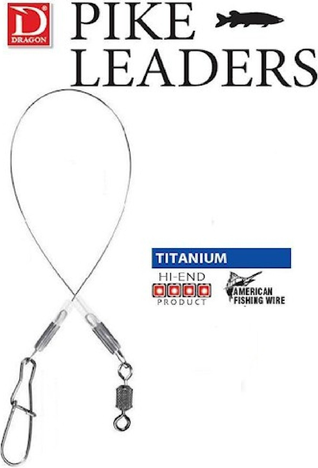 Dragon Titanium WIRE CLASSIC Vorfach 30CM 14KG 51-014-30 |PDF-.51-014-30