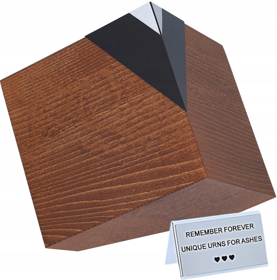 Remember Forever Moderne Feuerbestattungsurne Massivholzurne für Erwachsene