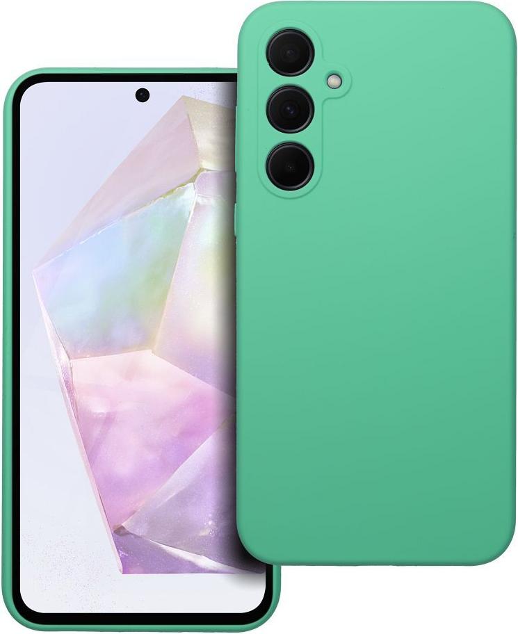 SILIKÓNOVÝ 2mm kryt mobilného telefónu vhodný pre SAMSUNG A35 5G mint