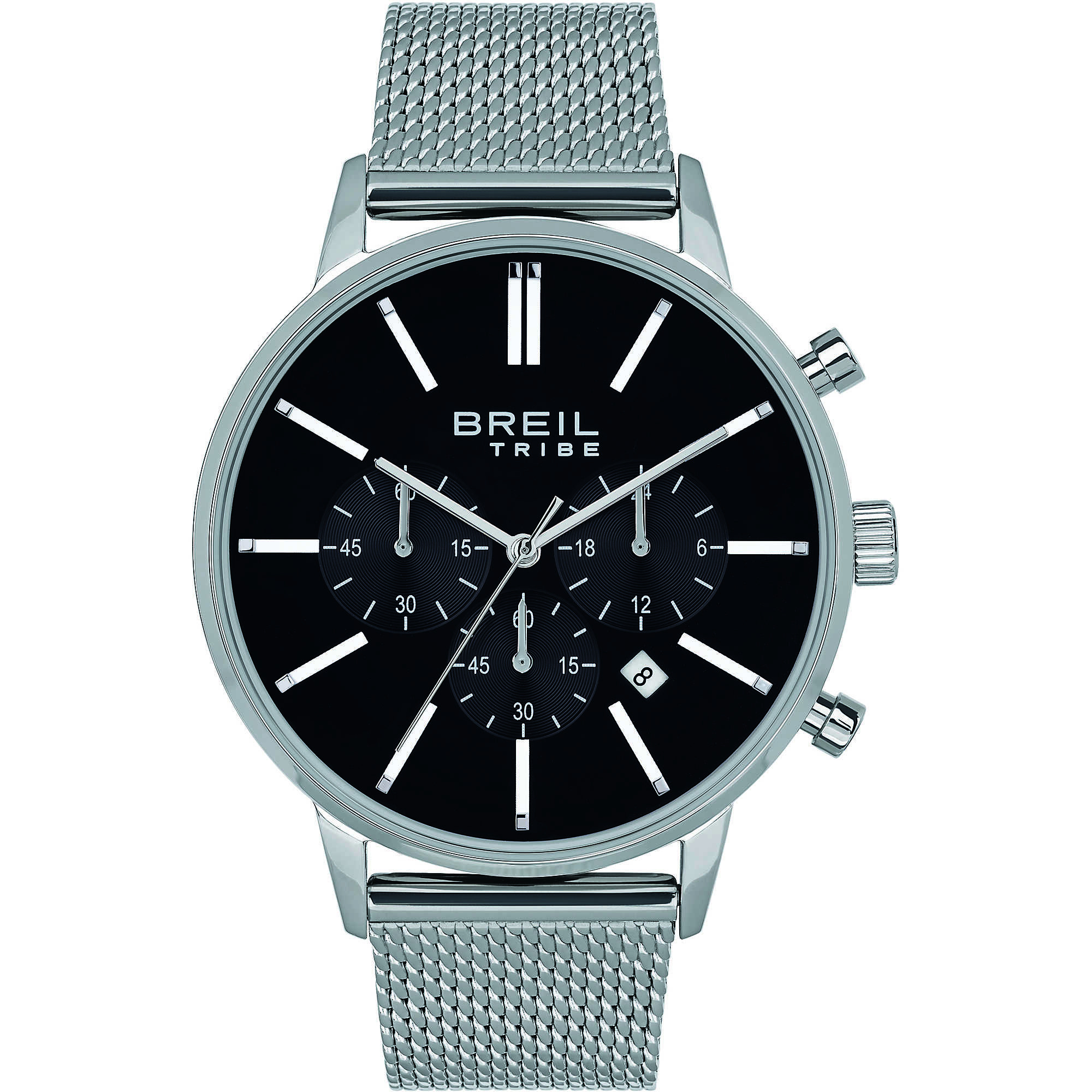 Chronograph Breil Versilbert/Stahl Kollektion Avery - mann