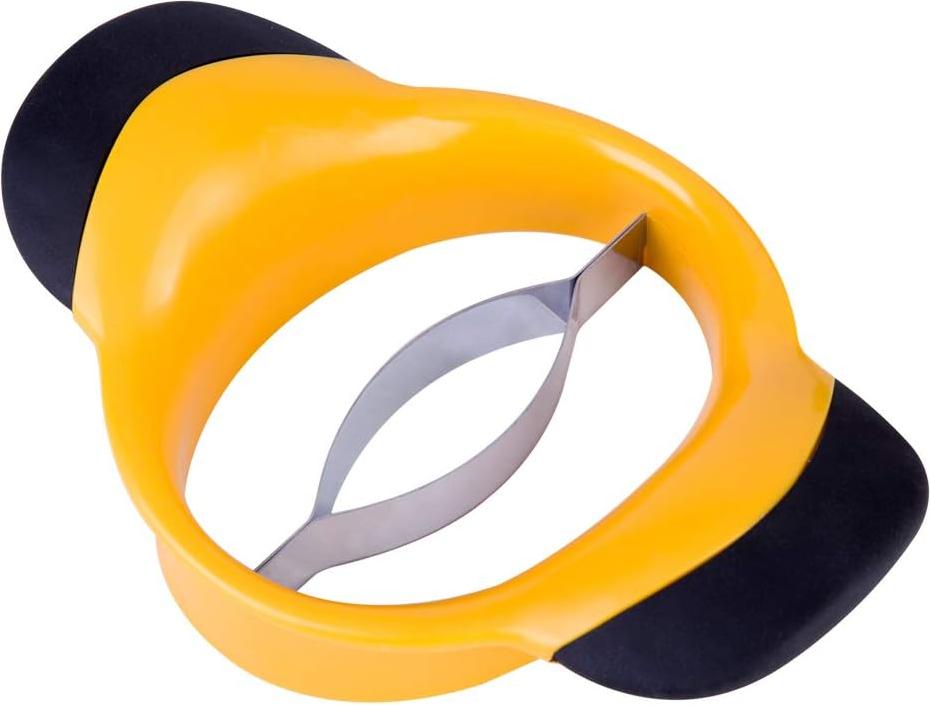 Mmgoqqt Mangoschneider – Verbesserter Mangoentkerner, ultra-scharfer Mangoschneider und -schäler, extra großer Mangospalter und -entkerner – Teiler für bis zu 12,7 cm große Mangos Kau-LA-25073-71