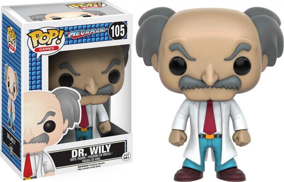 Funko POP! Games Megaman - Dr. Wily Mega Man Vinyl Figure 10cm #10349