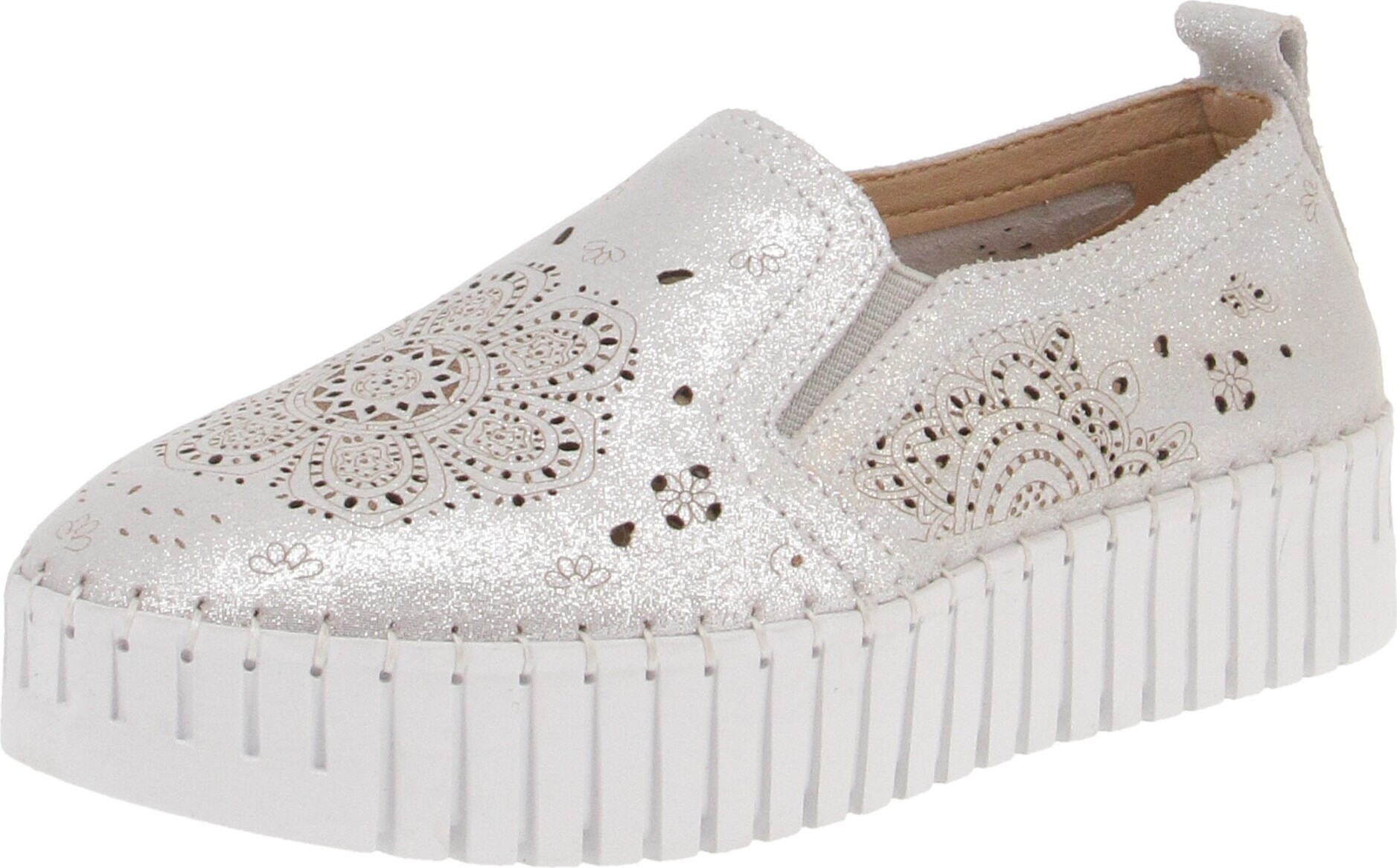 Bernie Mev TW Amity - Damen Schuhe Sneaker - Silber, Größe:41 EU TW Amity-41Silber