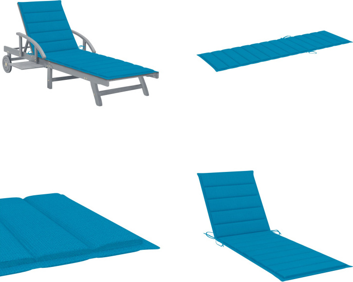 vidaXL Lehátko s opierkou Akáciové masívne drevo - Lehátko - Lehátka - Drevené ležadlo - Drevené ležadlá