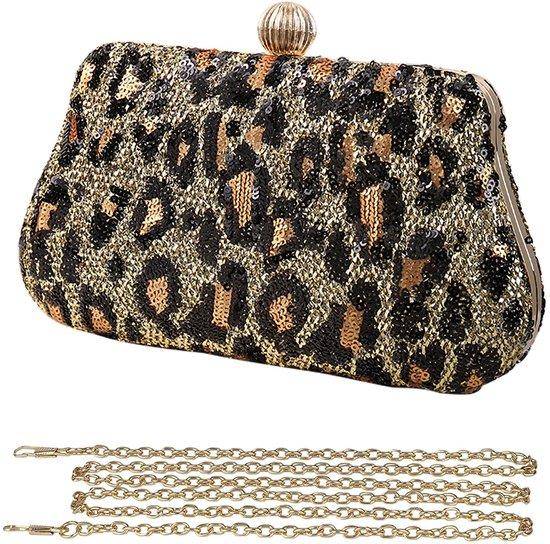 OEM Glänzende Clutch Handtas mit Glitter für Abendveranstaltungen Gold 2026