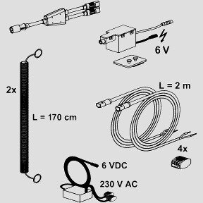 SANIT 05.392.00..0000 WC-Steuerung 2 Kabel Feinbauset