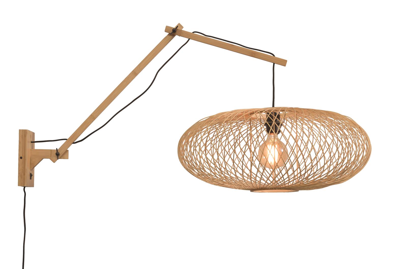 GOOD&MOJO - Wandlampe Cango - Bambus - 105x60x60cm CANGO/W3/AD/N/6025/N