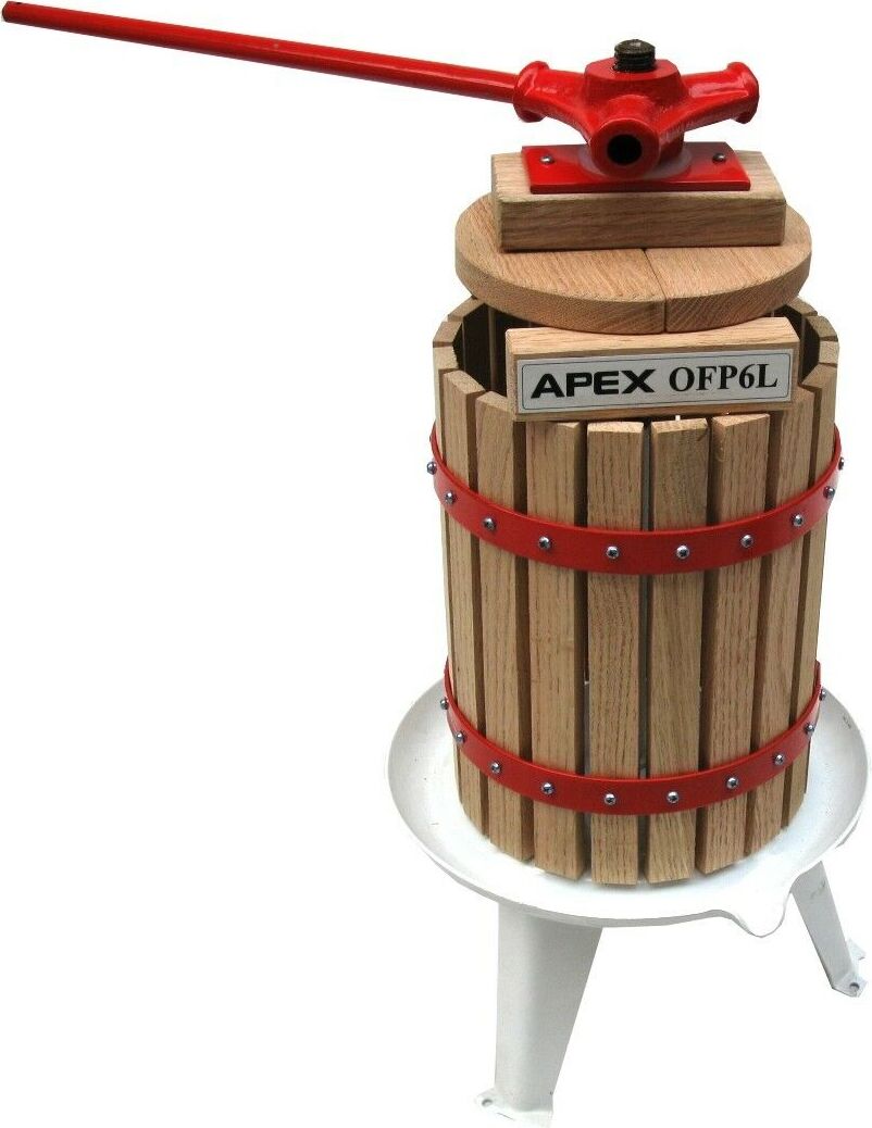 Apex Obstpresse 6 Liter mit 2x Presstuch Maischepresse Weinpresse Apfelpresse Saftpresse Obst 55320