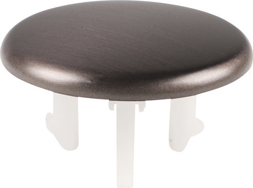 Überlaufkappe Differnz für Waschtisch gun metal 30.414.82