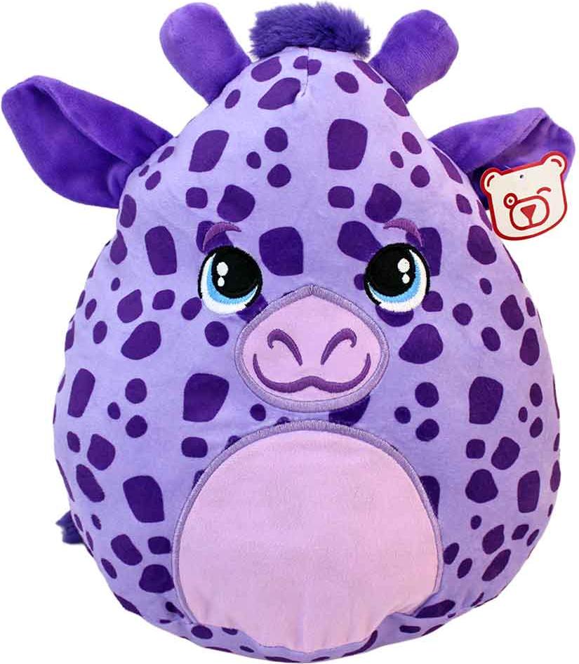 L & B Lila Kuh zum Knuddeln aus Plüsch - ca. 35 cm