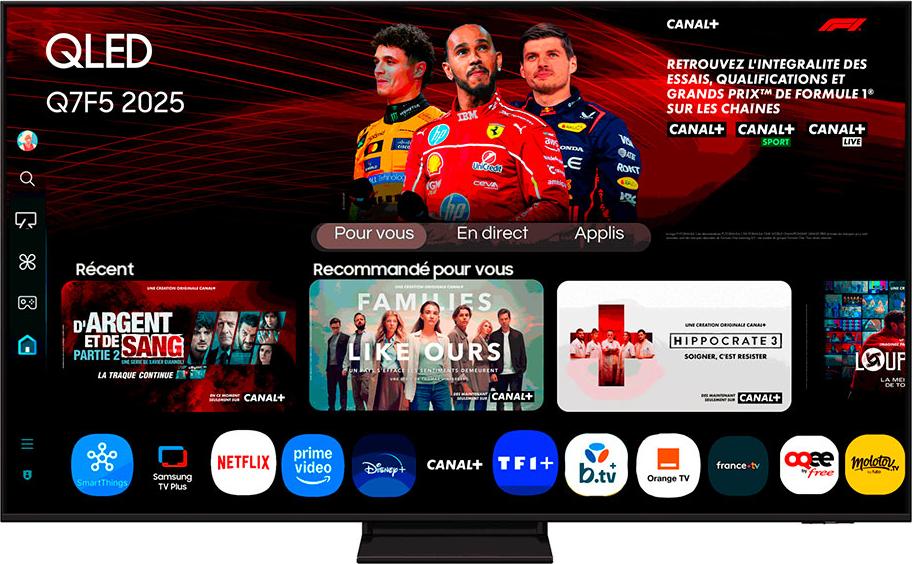 Samsung TQ55Q7F5AU, 139,7 cm (55"), 3840 x 2160 px, QLED, Smart TV, Wi-Fi, Čierna