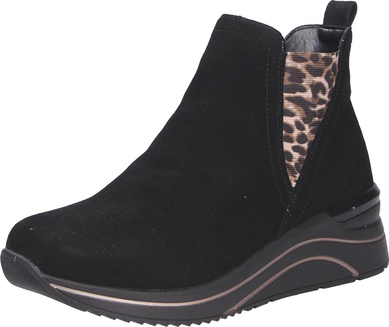 CHATTAWAK Stivaletto Basso Donna In Nero, Taglia 39, Suola Dentata E Soletta In Pelle