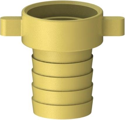 Js Ms-Schlauchverschraubung 2-Tlg.flachdichtend,1 1/4"X1 1/4"