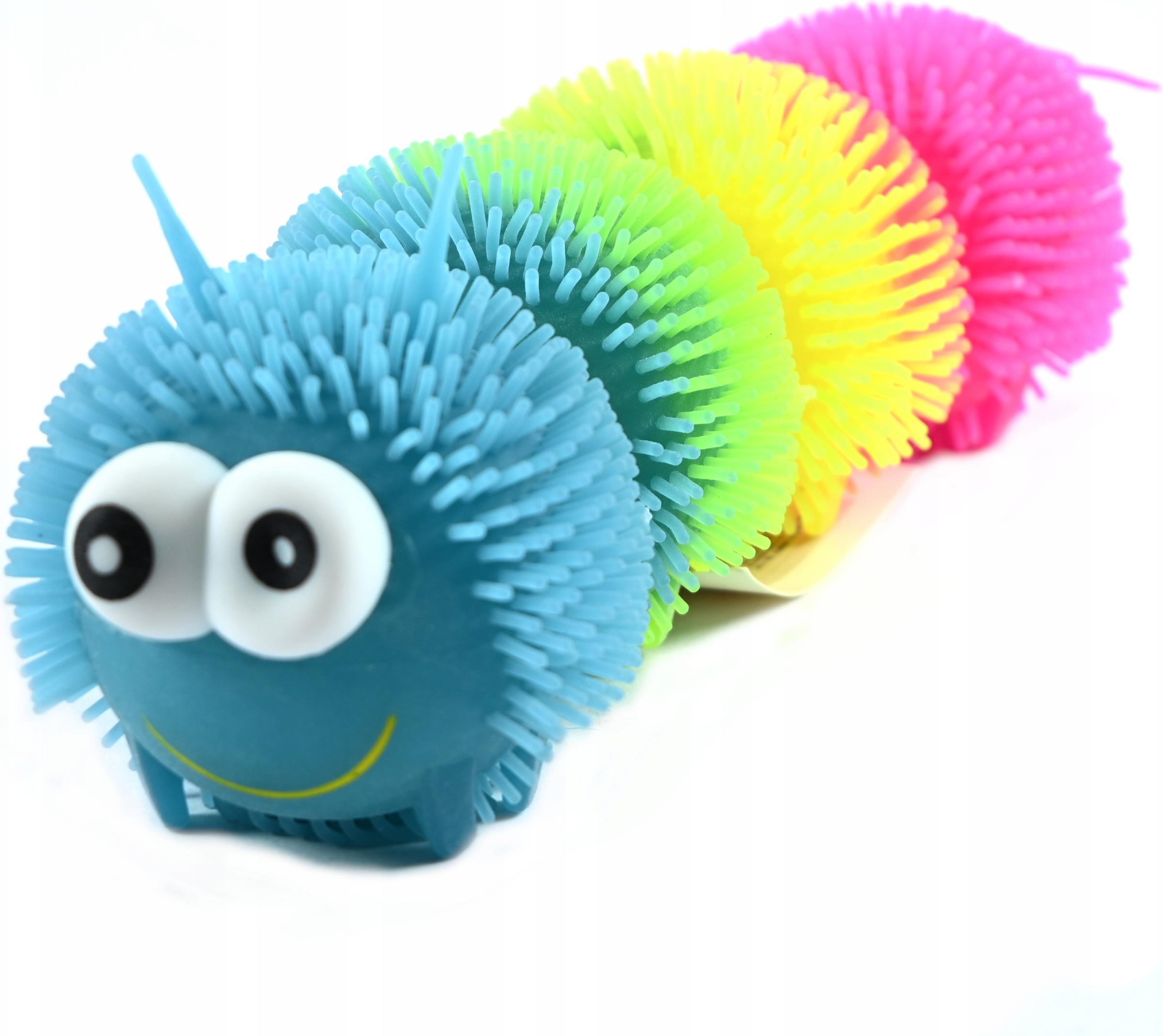 Midex XXL Anti-Stress Raupe 28cm - Sensorisches Quetschspielzeug Tausendfüßler zum Kneten & Abbau