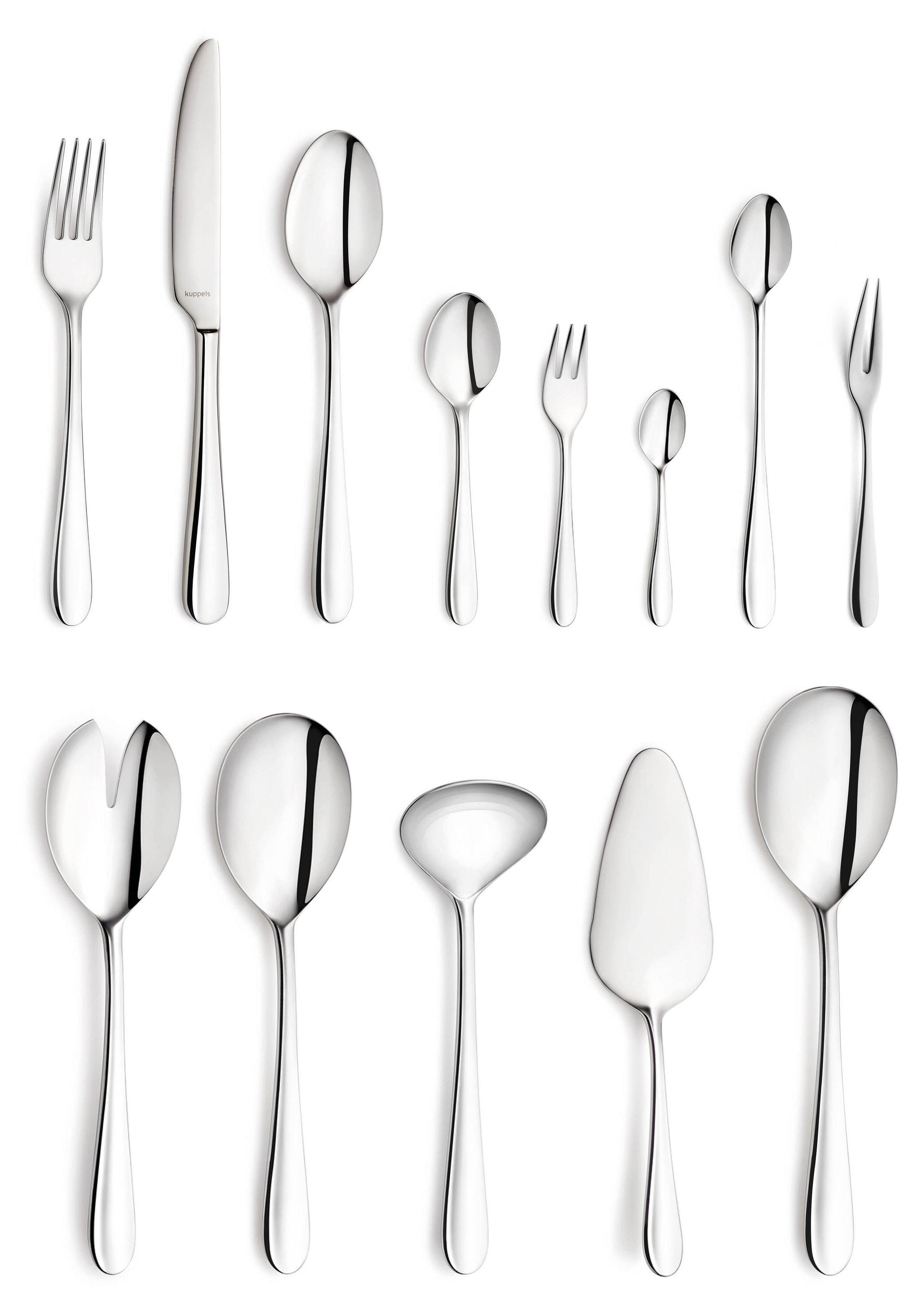 Kuppels 45-tlg. Besteckset TRIVO