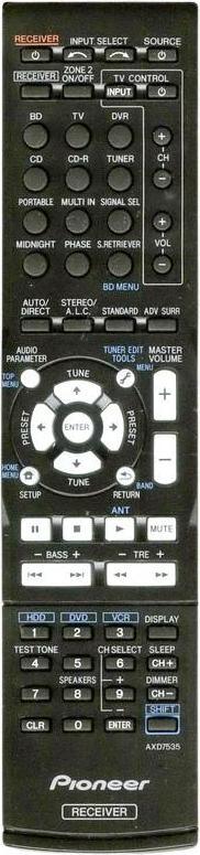 Originale Fernbedienung Pioneer SX-319V | SX-319V-K