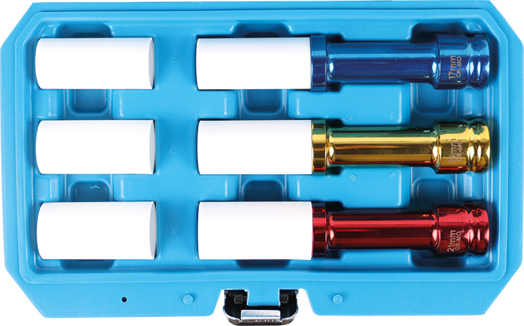 Kunzer Impact-Radmutterneinsätze 1/2", 150mm, 3-teilig 7RL03.1