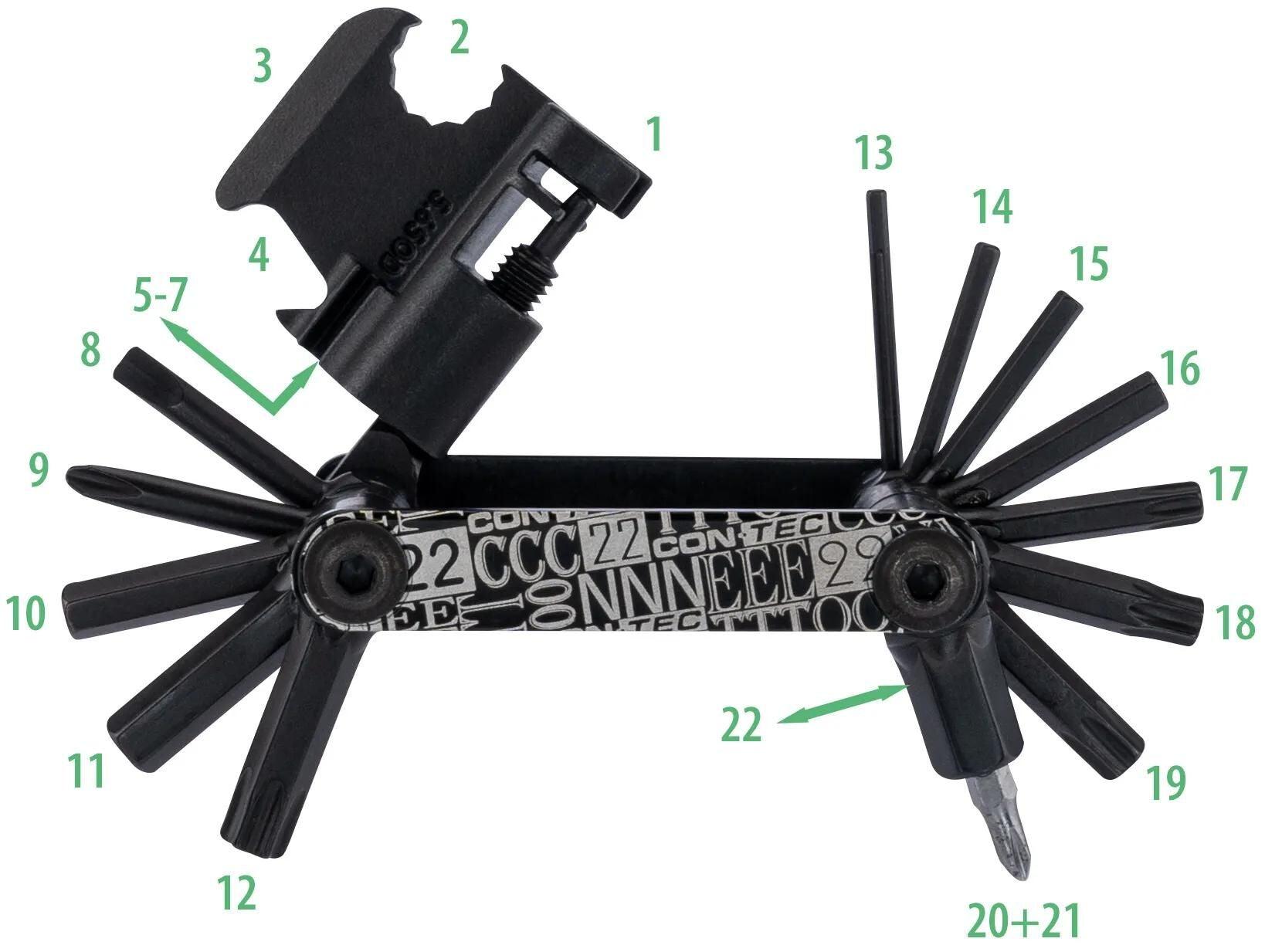 Contec Multifunktion F22 22 Funktionen 03709771